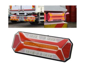 Lampa stop LED spate 5 functii, semnalizare dinamica pentru camion remorca IP66, 12V–24V - Img 5
