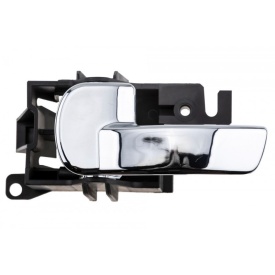 Maner interior deschidere usa fata sau spate partea stanga compatibil Nissan Navara D40 2005-2015, Pathfinder 2005-2014, culoare crom - Img 4