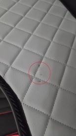 Masa bord camion cu led compatibil cu DAF XF106 2014->, Piele ecologica gri, Deterioarat - Img 4