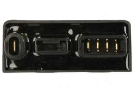 Modul de aprindere CDI bobina de inductie 2T compatibil cu Piaggio 125cc, neagra - Img 3