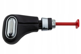 Nuca schimbator auto imitatie de piele neagra, VW Golf 5 6, Jetta, Passat B7, CC, Tiguan, Touran, cutie automata - Img 3