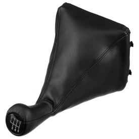 Nuca schimbator cu manson imitatie piele neagra compatibil BMW seria 3 E46 1998-2004 6 viteze - Img 4