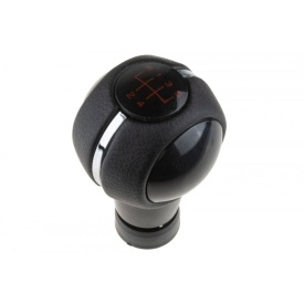 Nuca schimbator de viteze compatibil cu Mini Cooper F54 Clubman, F55, F56, F57 Cabrio, F60 Countryman, 5 trepte, culoare negru cu vitezele cu rosu