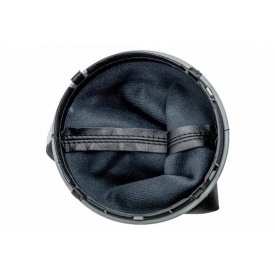 Nuca schimbator de viteze cu rama si manson piele ecologica compatibil Skoda Fabia II 2007-2014, Roomster 2006-2015, 5 trepte, culoare negru cu argintiu - Img 4