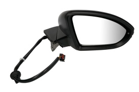 Oglinda retovizoare completa, (electrica, convexa, incalzita, crom) parte montare DREAPTA compatibil cu VW GOLF 7 2012-2020