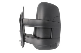 Oglinda retovizoare completa, (manual, convexa, crom) parte montare STANGA compatibil cu IVECO DAILY 2011-2014 - Img 1