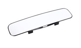 Oglinda retrovizoare suplimentara 3R-331 Wide 30 cm, universala, anti-orbire cu sistem de prindere one touch cu margine neagra