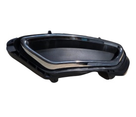 Ornament Bara Spate sistem evacuare Spate Stanga compatibil cu VW Passat B8 2014-2019, material plastic, culoare negru si crom - Img 2