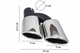 Ornament toba Partea Stanga compatibil cu AUDI A3 A4 A5 A6 A7 A8 transformare in S3 S4 S5 S6 S7 S8 SQ3 SQ5 S-Design - Img 5