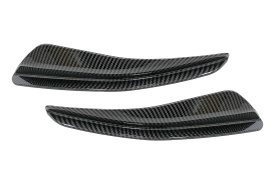 Ornamente bara fata flapsuri compatibil VW Golf 8 Mk8 GTI / R-Line 2020-> Carbon Look