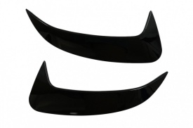 Ornamente Bara Spate Flapsuri compatibil MERCEDES A Class W177 2018-> A35 Design Negru Lucios - Img 4