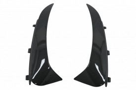 Ornamente Bara Spate Flapsuri Negru Lucios compatibil cu Mercedes C Class C205 A205 2015-2019 - Img 4