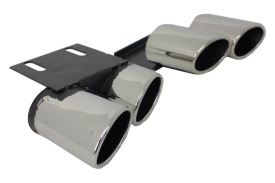 Ornamente Evacuare compatibil cu AUDI A3 2012-2017 S3 Quad Design - Img 6