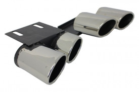 Ornamente Evacuare compatibil cu AUDI A3 2012-2017 S3 Quad Design - Img 3