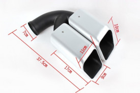 Ornamente Evacuare compatibil cu PORSCHE Cayenne 958 2011-> Turbo Turbo S - Img 3