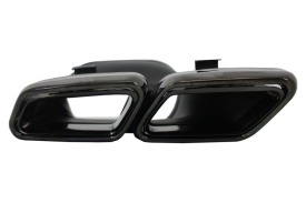 Ornamente tobe compatibil cu sistemul de evacuare Mercedes Benz S-Class W222 E-Class W212 S212 Facelift CLS W218 SL-Class R231 E63 S65 SL65 A-Design Negre - Img 8