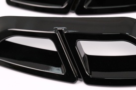 Ornamente tobe sistem de evacuare compatibil cu VW Passat B8 3G (2015-2019) Negru Lucios - Img 4