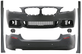 Pachet Exterior compatibil cu BMW F10 Seria 5 2011-2014 M-Technik Design - Img 1