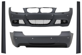 Pachet Exterior compatibil cu BMW Seria 3 E90 LCI Sedan 2008-2011 M-Technik Design - Img 1