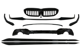 Pachet Exterior compatibil cu BMW Seria 3 G20 Sedan G21 Touring (2018-2019) M Design Negru Lucios - Img 1