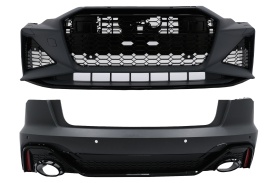 Pachet Exterior Complet compatibil cu Audi A6 C8 4K Limousine 2018-2022 Racing Design