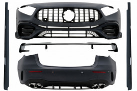 Pachet Exterior Complet compatibil cu Mercedes A-Class W177 5 Usi Hatchback 2018-> A45 Design - Img 2