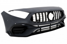 Pachet Exterior Complet compatibil cu Mercedes A-Class W177 5 Usi Hatchback 2018-> A45 Design - Img 4