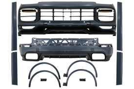 Pachet Exterior Complet compatibil cu Porsche Cayenne 9Y0 2018-> Conversie la Turbo sau Aero Design - Img 1