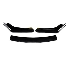 Pachet exterior Prelungire bara fata Brabus Design, negru lucios, 3 piese si Difuzor auto de bara universal culoare Negru Lucios - Img 4