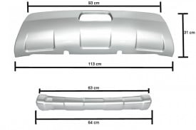 Pachet prelungiri off-road compatibil cu NISSAN QASHQAI J10 2007-2010 - Img 2