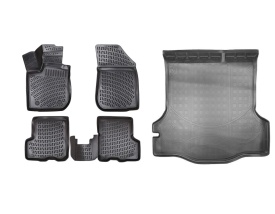Pachet set covorase auto cauciuc si tavita portbagaj Dacia Logan II 2012-2020