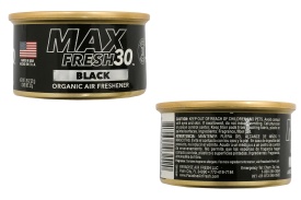 Paradise Air Fresh Odorizant Organic Tip Conserva Max Fresh 30 Black - Img 1