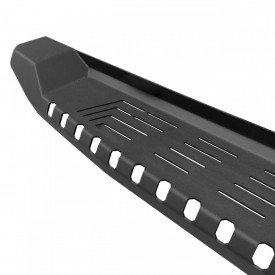 Praguri Laterale Trepte Laterale cu Led metalice compatibil cu Isuzu D-Max 2019-> model V1 - Img 3