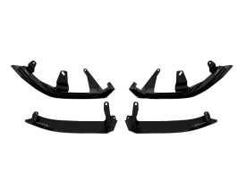 Prelungire Bara Fata compatibil cu BMW Seria 5 G60 G68 2024->, M Performance Design, culoare negru lucios