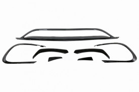 Prelungiri Bara Fata compatibil cu MERCEDES CLA W117 FACELIFT (2016-2018) CLA45 Desing Negru Lucios - Img 1