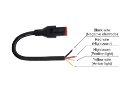 Proiector auto, bara LED, 30 cm, 12V-24V, lumina alba, pozitie portocalie sau alba, 4000LM - Img 4