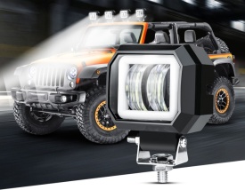 Proiector cu Led, pozitie alb neon, 7D Optic, 20W, 12V-24V - Img 6