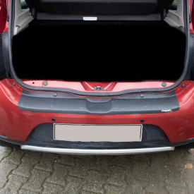 Protectie bara spate compatibila cu Dacia Sandero II 2012-2020, Plastic, culoare negru - Img 3