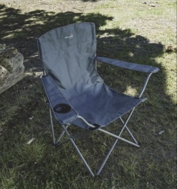 Scaun pliabil pentru camping, plaja, pescuit sau gradina, Easy Camp Spruce Chair Fjord Blue, culoare albastru, 110 kg - Img 7