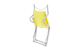 Scaun pliabil pentru camping, plaja, pescuit sau gradina, Outwell Sauntons Lux Sunburst, culoare galben - Img 6