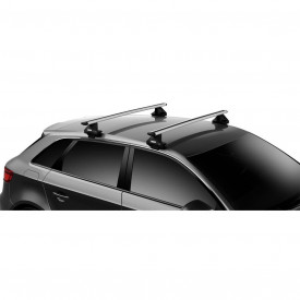 Set 2 bare portbagaj transversale Thule Evo Clamp Wingbar Evo compatibil Nissan Qashqai 2021->, Plafon normal - Img 3