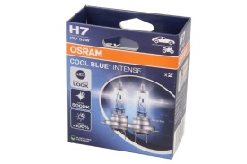 Set 2 Becuri Auto Halogen NEXT GEN Osram Cool Blue Intense H7 64210CBN-HCB 12V - Img 2