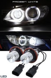 Set 2 Becuri Led Marker Angel Eyes BMW E39 E60 E61 E39 E63 E64 E65 E66 E83 X5 BMW, alb Rece