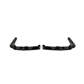 Set 2 extensii bara spate universala, prelungire bara spate, coltare bara spate, negru lucios - Img 2