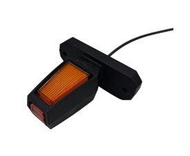 Set 2 Lampi de gabarit universale, cu LED, galben si rosu, 90mm ,12-24V compatibila remorci camioane platforme - Img 4