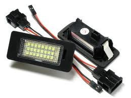 Set 2 Lampi numar led compatibil Audi Q5, A4 B8, A5, S5, TT