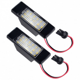 Set 2 lampi numar LED compatibil NISSAN Juke, Qashqai, X-Trail T32