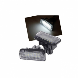 Set 2 lampi numar led Mercedes-Benz clasa C W203 2000-2007 combi, clasa E W211 2002-2009 combi, W219, R171 - Img 3