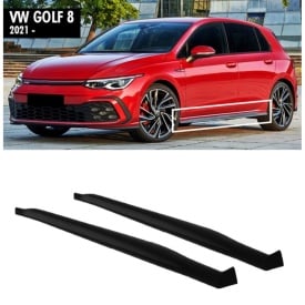 Set 2 Praguri laterale compatibil cu VW Golf 8 2019->, R-line Design - Img 2
