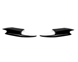 Set 2 prelungiri Bara Fata compatibil cu BMW Seria 5 F10 2010-2017, bara M5 Design, culoare negru lucios